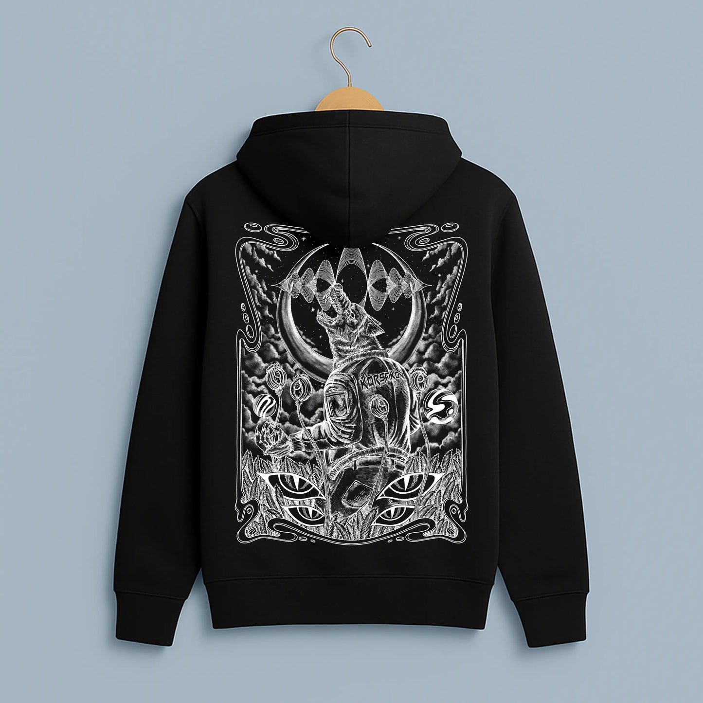 Hoodie Black & White