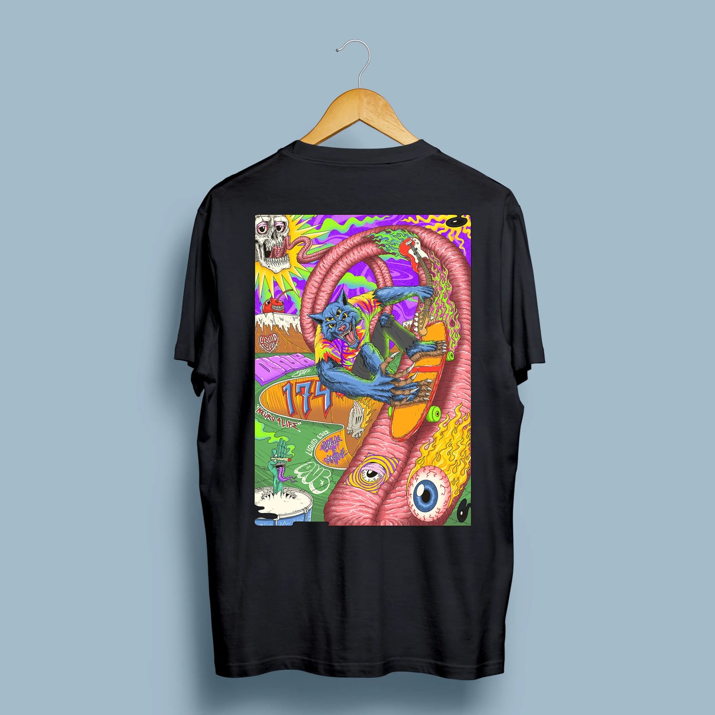 T-Shirt Skate Wolf