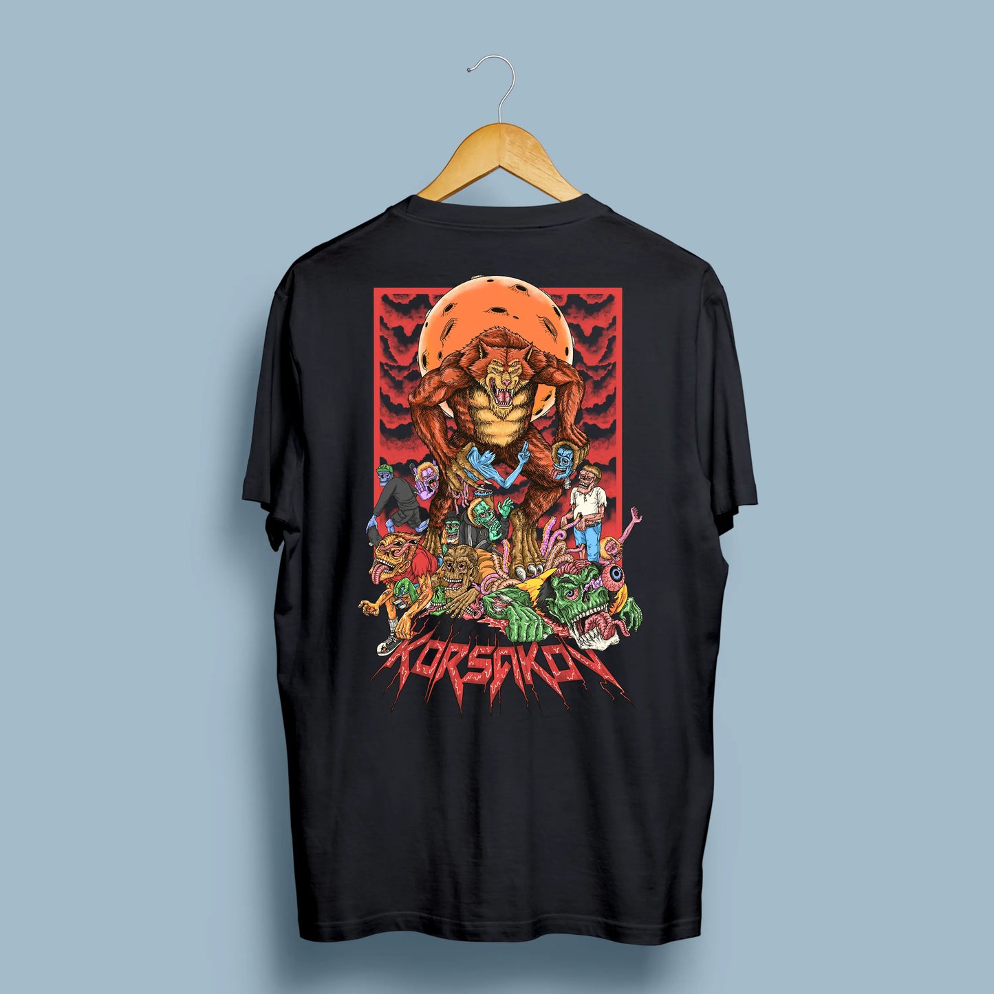 T-Shirt Red Clouds